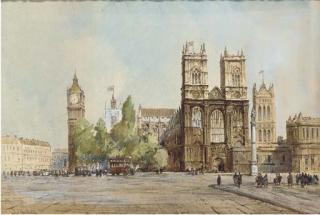 Jean Salabet - Westminster Abbey (Illustrated); The Houses of Parliament; Tower Bridge; And St. Paul\'S Cathedral