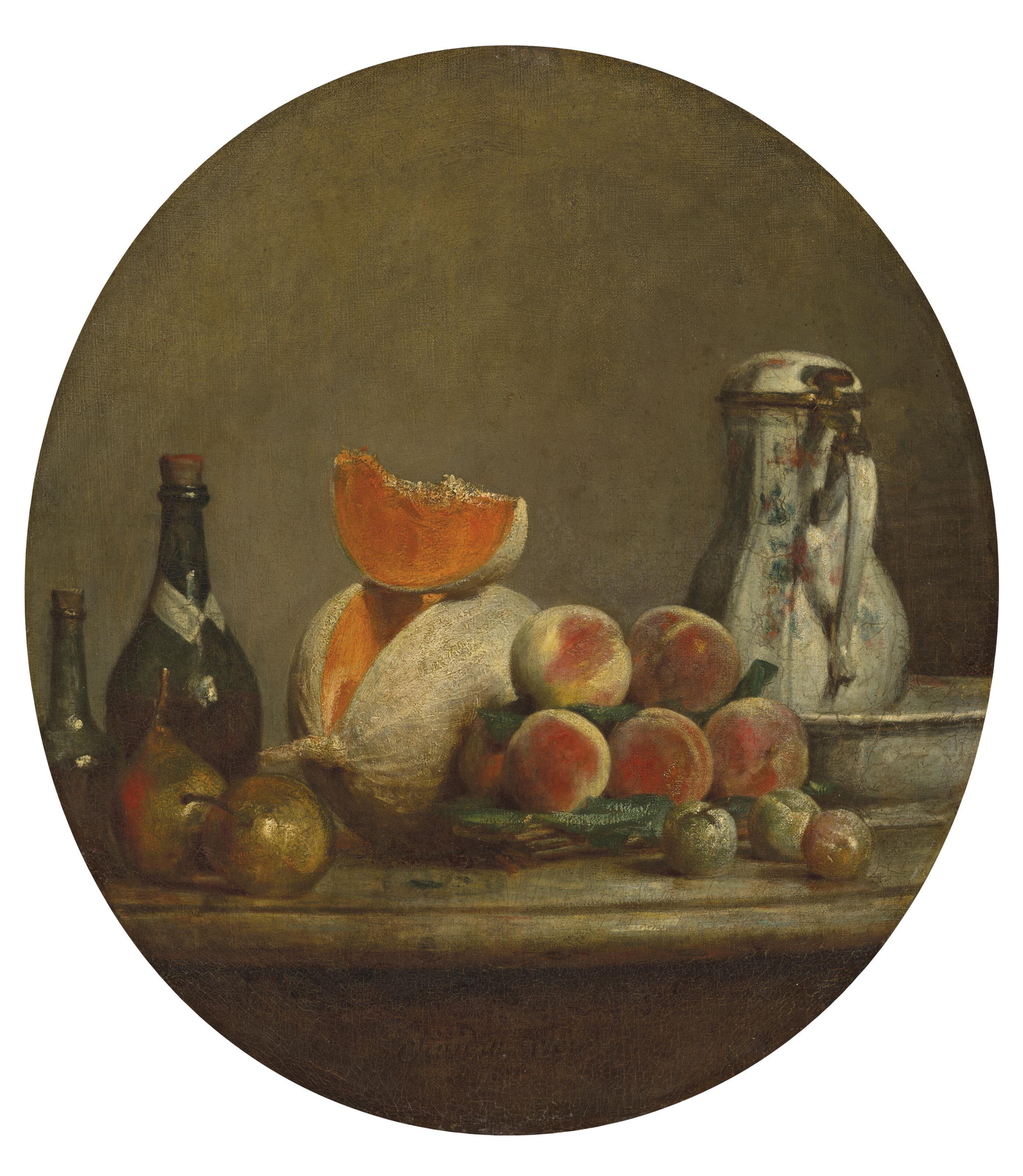 Jean Siméon Chardin - Le Melon entamé