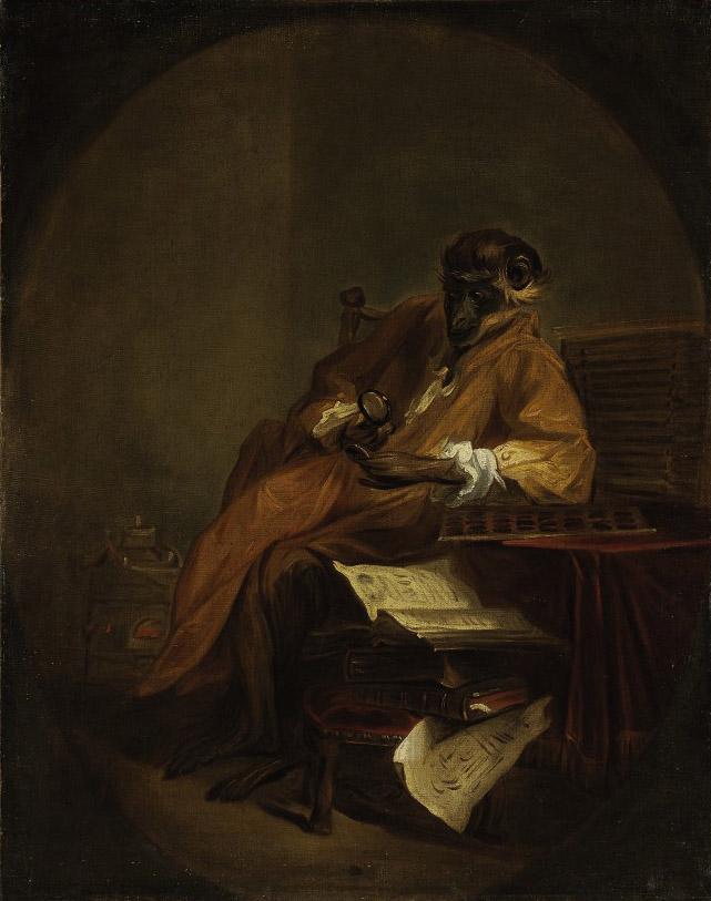 Jean Siméon Chardin - Le singe antiquaire (\'The Monkey Antiquarian\')