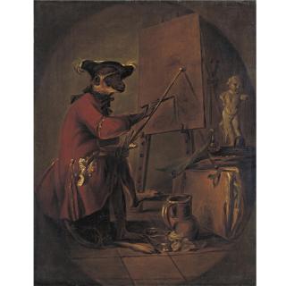 Jean-Siméon Chardin - \'Le Singe Peintre\'