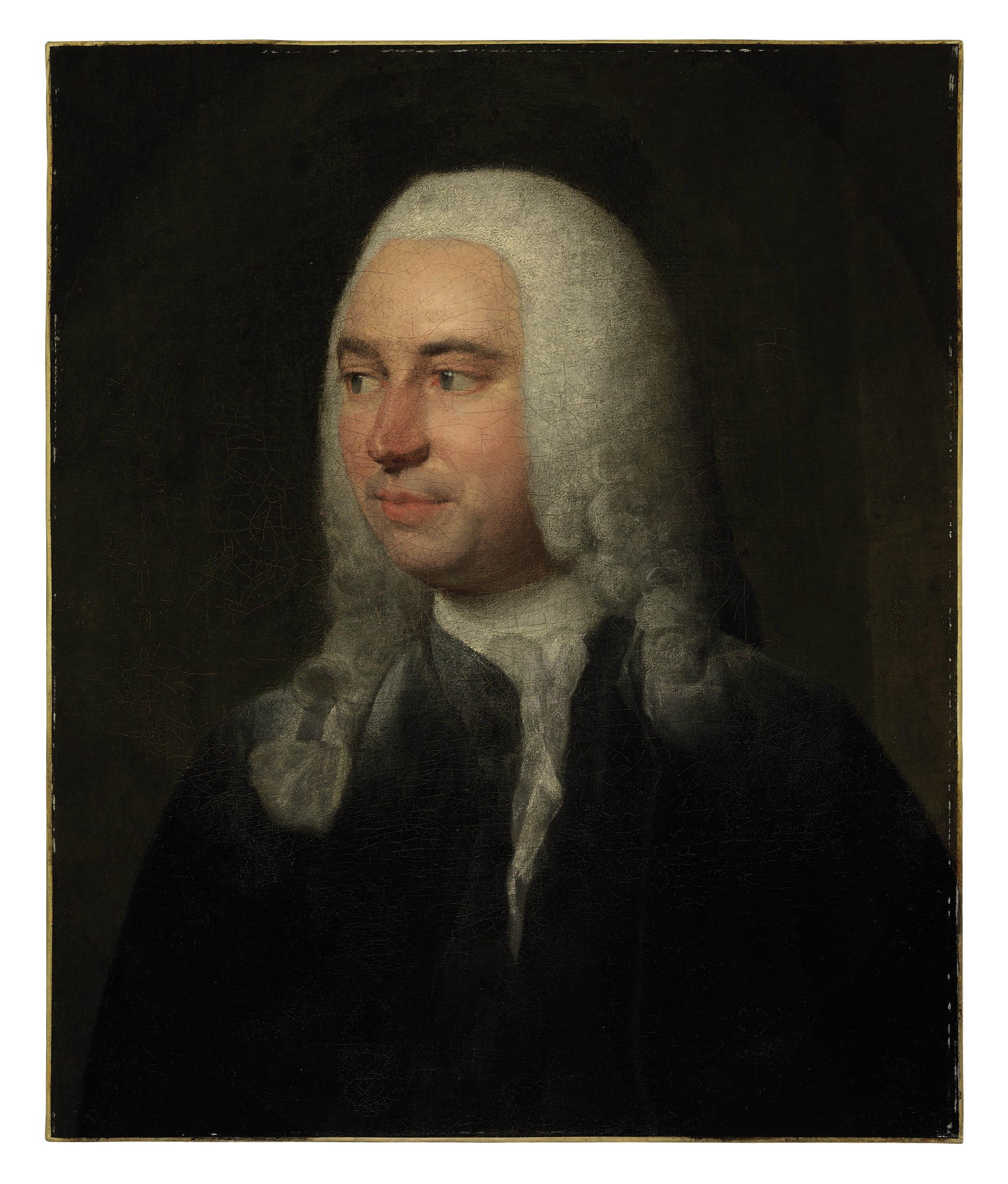 Jean-Siméon Chardin - Portrait of the surgeon, André Levret, bust-length in a black coat