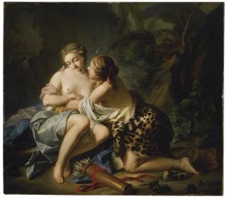 Jean-Simon Berthélemy - Jupiter, In The Guise Of Diana, And Callisto