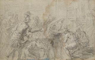 Jean-Simon Berthélemy - Scena di sacrificio