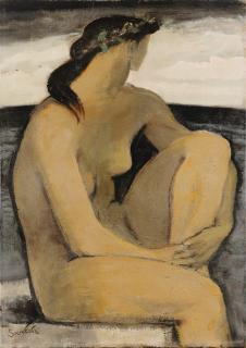 Jean Souverbie - Baigneuse Au Repos