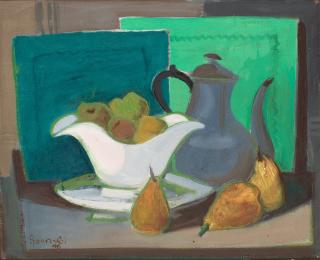 Jean Souverbie - Nature morte aux poires