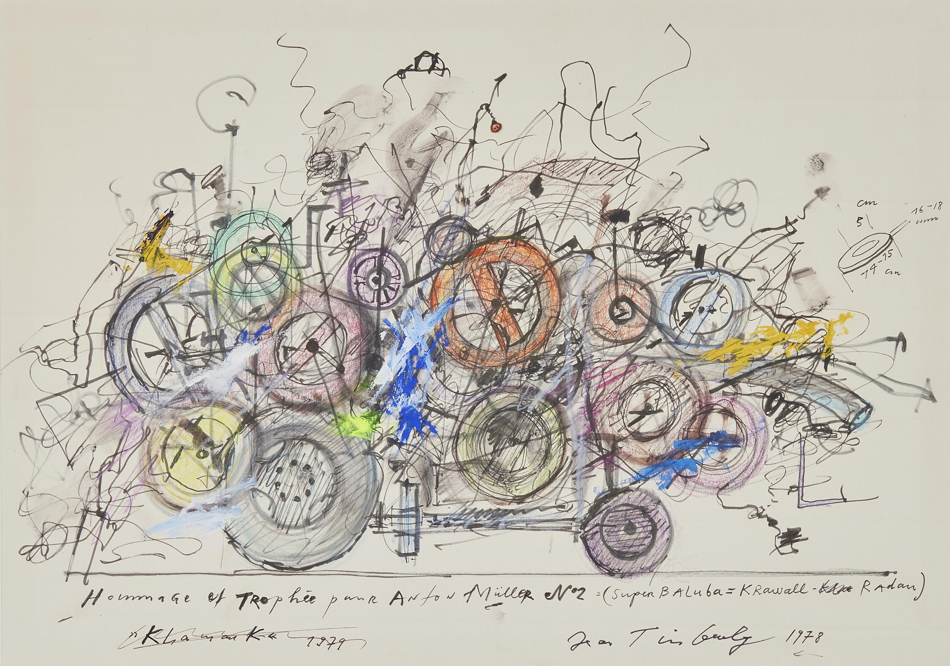 Jean Tinguely - Hommage et trophée pour Anton Müller II = Super Balouba = Kravall = Radou
