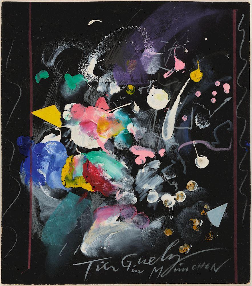 Jean Tinguely - In München. Um 1985.