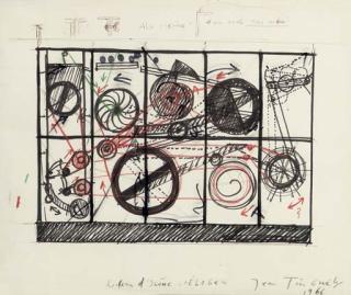 Jean Tinguely - Rideau d\'Scène-Eloge