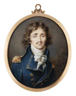Jean-Urbain Guerin - Portrait Of An Officer, Circa 1800