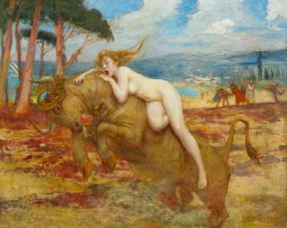 Jean Veber - Europa auf dem Stier.