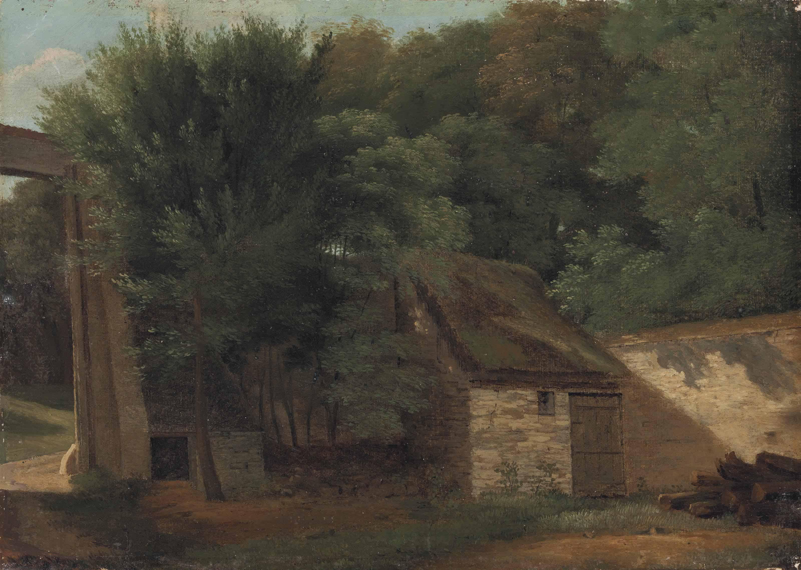 Jean Victor Bertin - The Entrance To The Park At Saint-Cloud, Paris