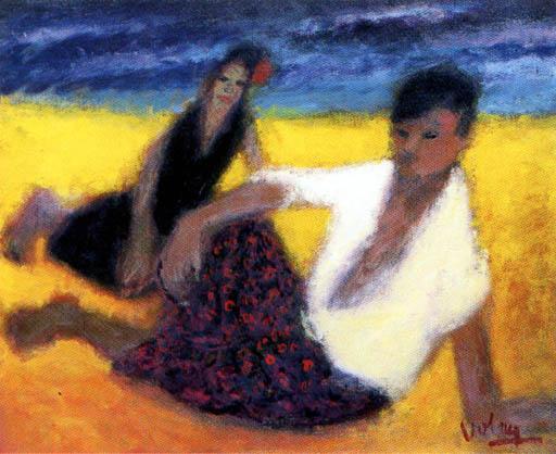 Jean Volang - Sur la plage a Bali (At the beach, Bali)