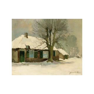 Jeanette Slager - Farmhouses In The Snow