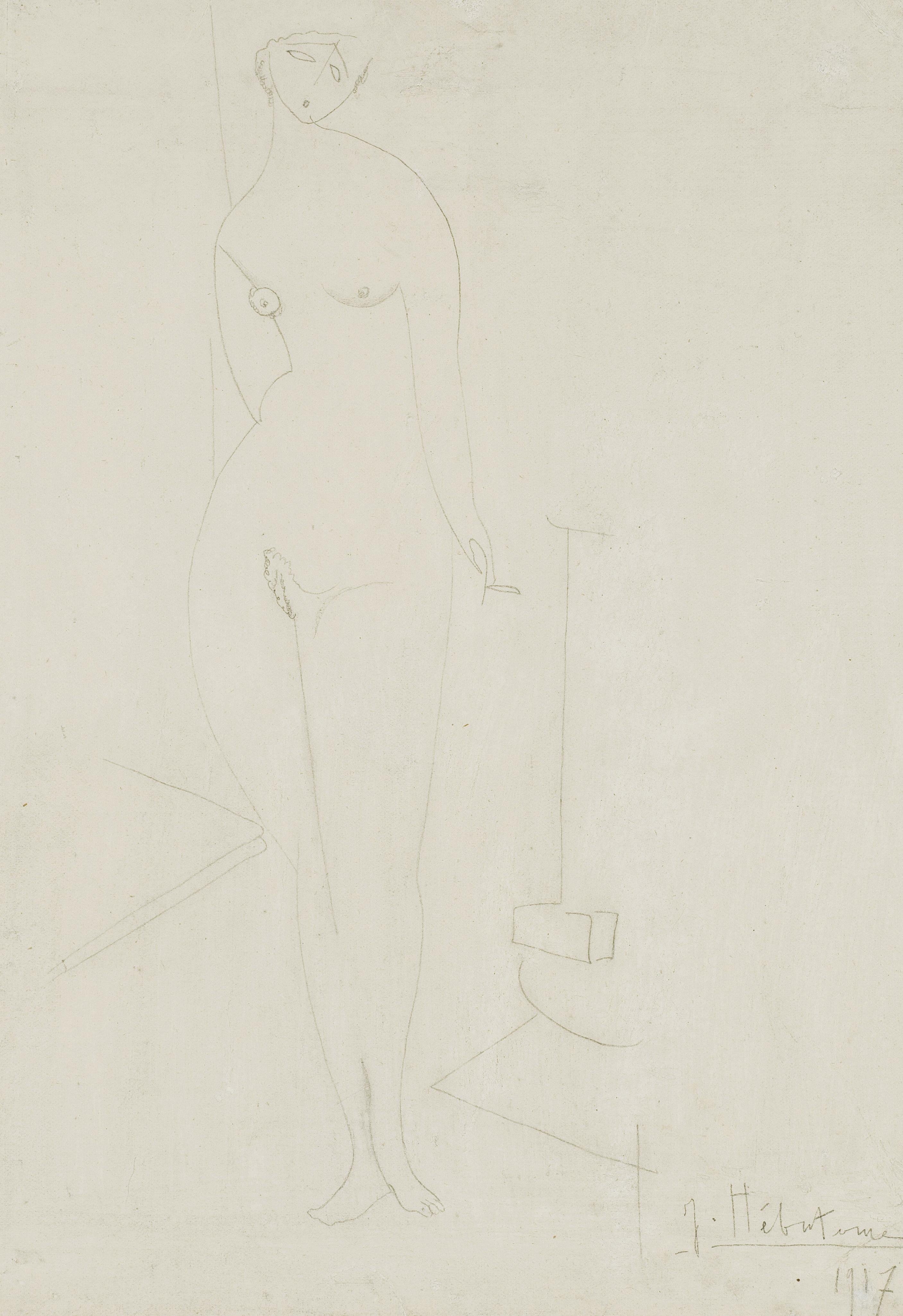 Jeanne Hebuterne - Femme nue
