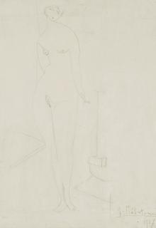 Jeanne Hebuterne - Femme nue