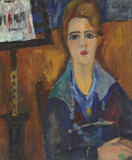 Jeanne Hébuterne - La femme au collier, modèle de Modigliani
