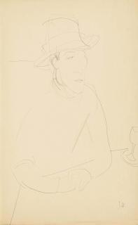 Jeanne Hébuterne - Portrait d\'Amedeo Modigliani au chapeau