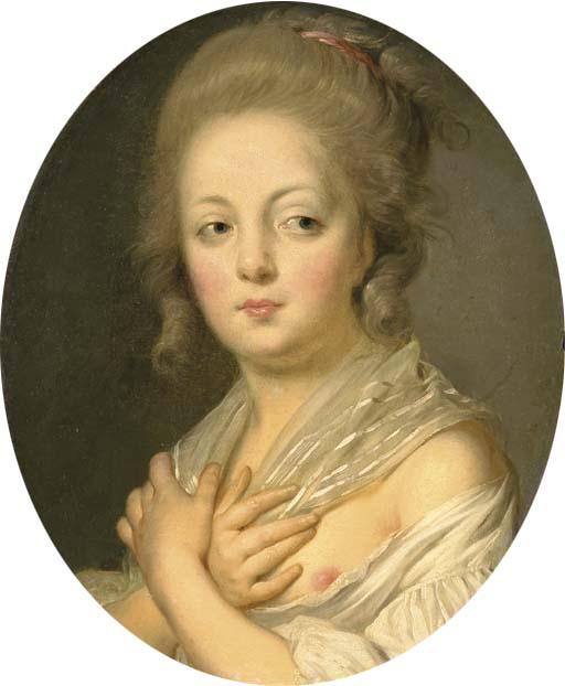 Jeanne-Philiberte Ledoux - A young woman at her toilette