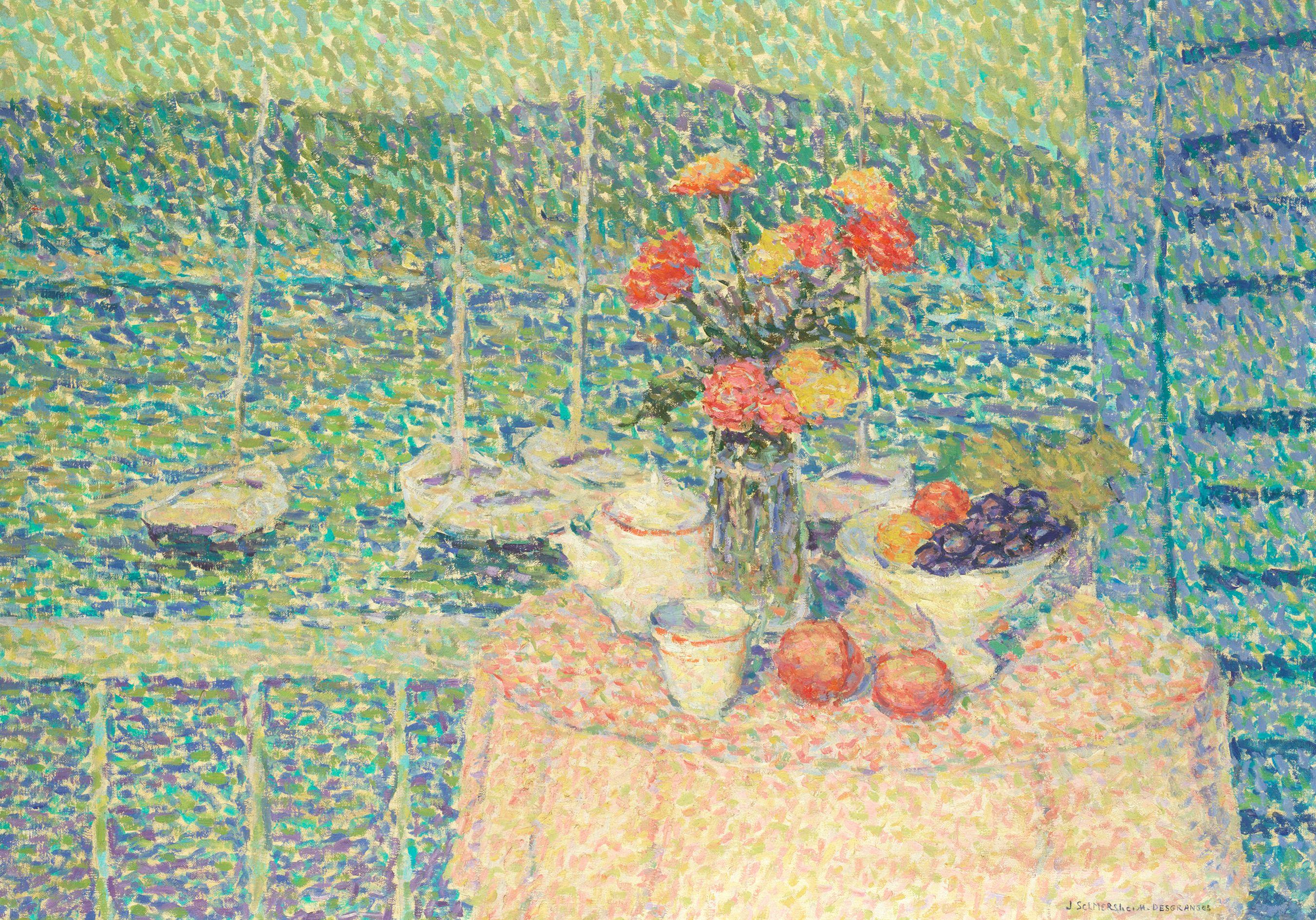 Jeanne Selmersheim-Desgrange - Fenêtre Ouverte Sur La Cote D\'Azur