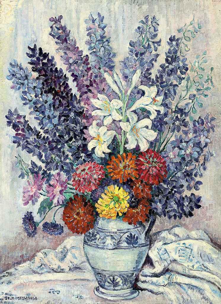 Jeanne Selmersheim-Desgranges - Fleurs dans un vase