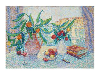 Jeanne Selmersheim-Desgranges - Nature morte au fénêtre