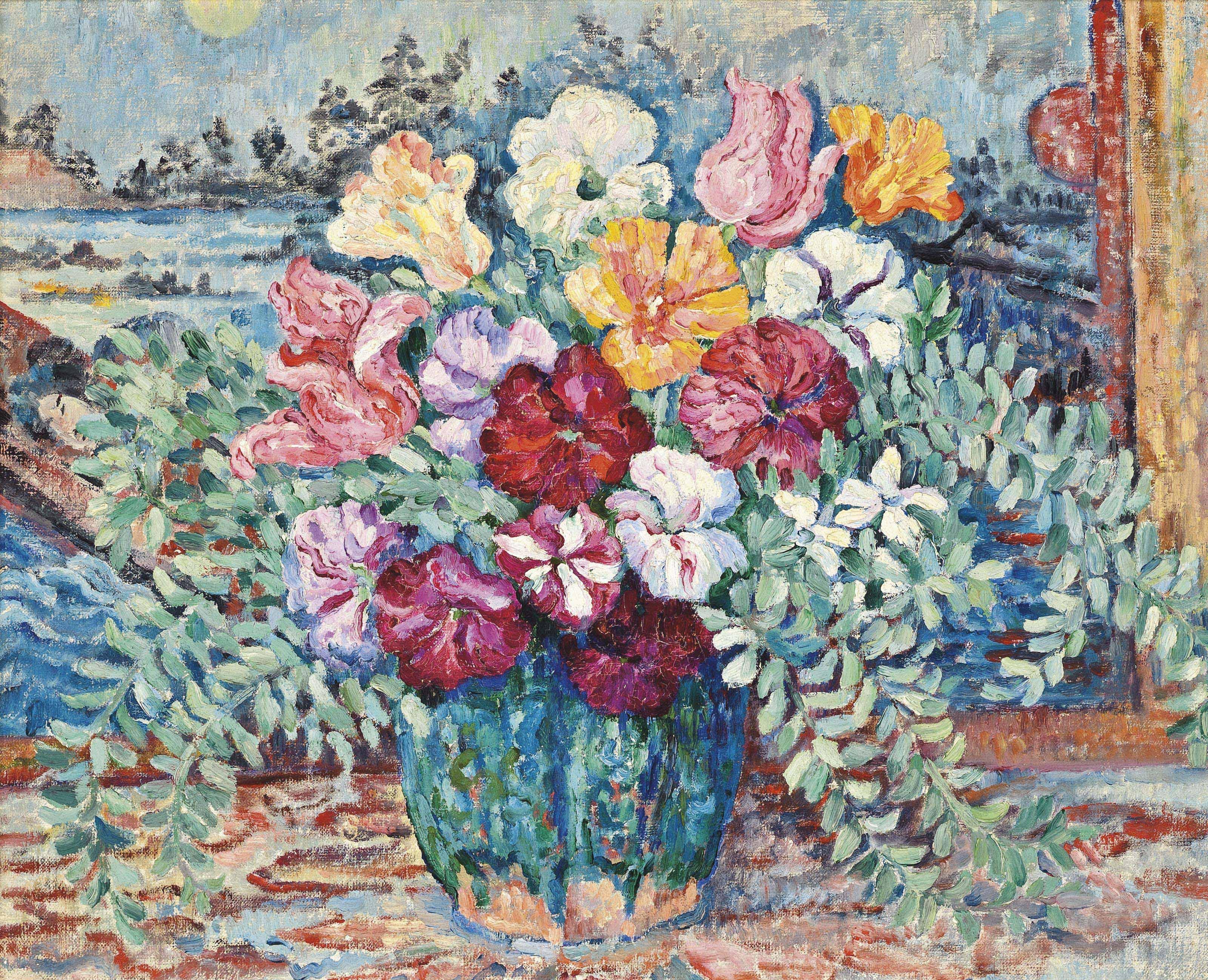 Jeanne Selmersheim-Desgranges - Vase de fleurs
