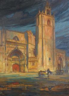 Jeanne Thil - Cathédrale de Palencia Dans La Région Castille Et Léon, En Espagne.