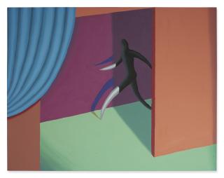 Jedd Garet - Man In Hallway, 1980