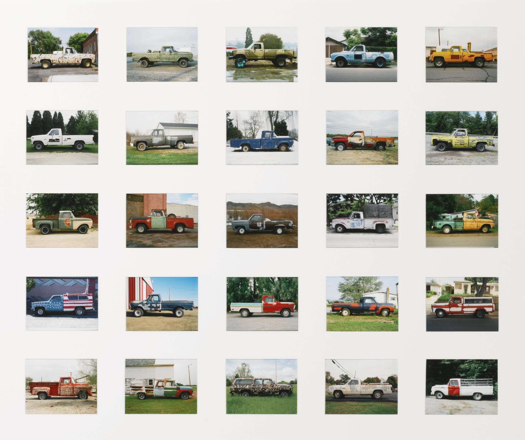 Jeff Brouws - Partially Painted Pickup Trucks (From American Typologies)