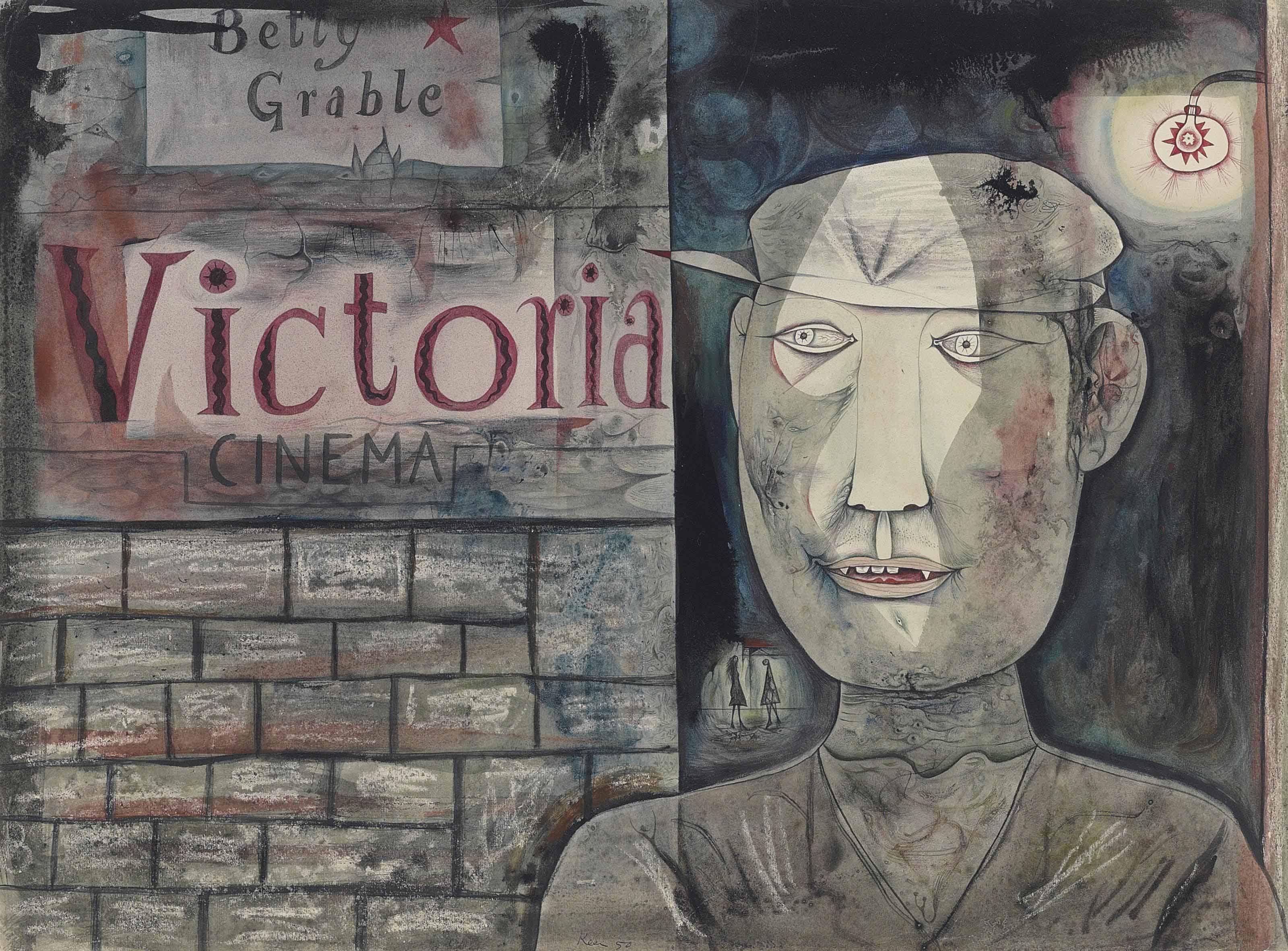 Jeff Keen - Victoria Cinema - Betty Grable