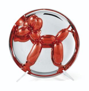 Jeff Koons - Balloon Dog (Red) Numbered 288/2300 On A Label On The Back