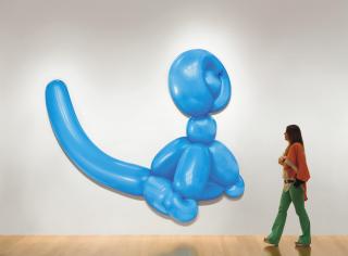Jeff Koons - Balloon Monkey Wall Relief (Blue)