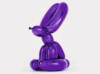Jeff Koons - Balloon Rabbit (Violet)