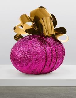 Jeff Koons - Baroque Egg with Bow (Pink/Gold)