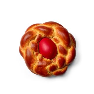 Jeff Koons - Bread with Egg (Red)