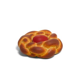 Jeff Koons - Bread with Egg (Red)