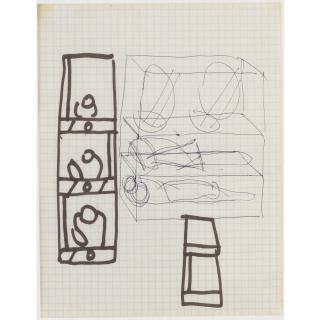 Jeff Koons - Drawing Of Doubledeckers And Tripledecker