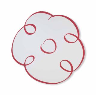 Jeff Koons - Flower Drawing (Red)