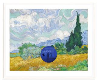 Jeff Koons - Gazing Ball (Van Gogh Wheatfield With Cypresses)