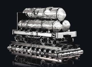 Jeff Koons - Jim Beam - Log Car
