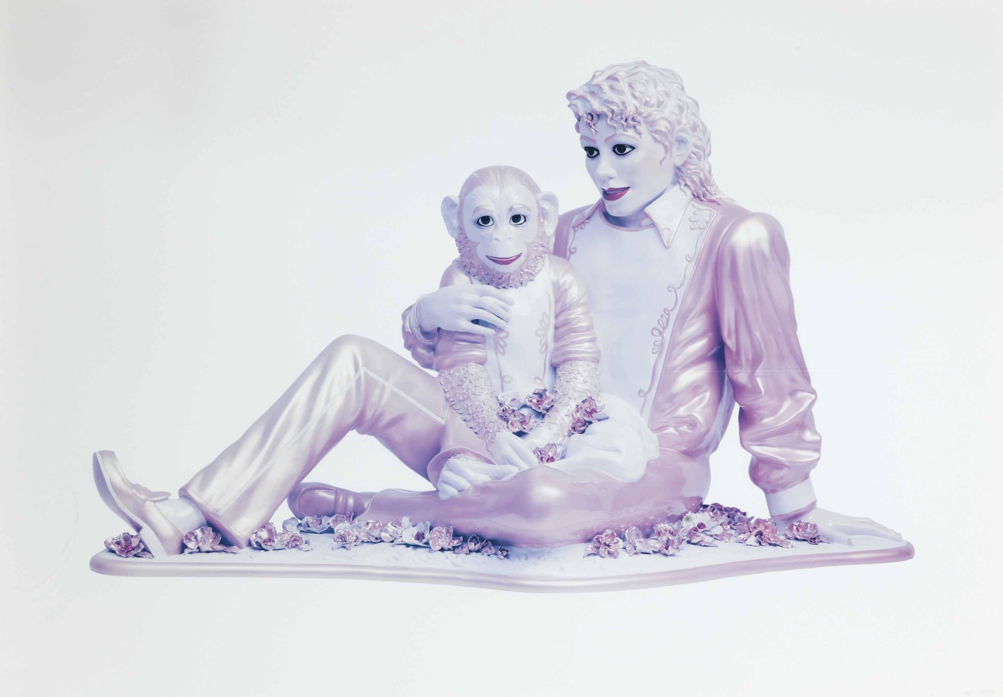 Jeff Koons - Michael Jackson and Bubbles, from Untitled (Portfolio)