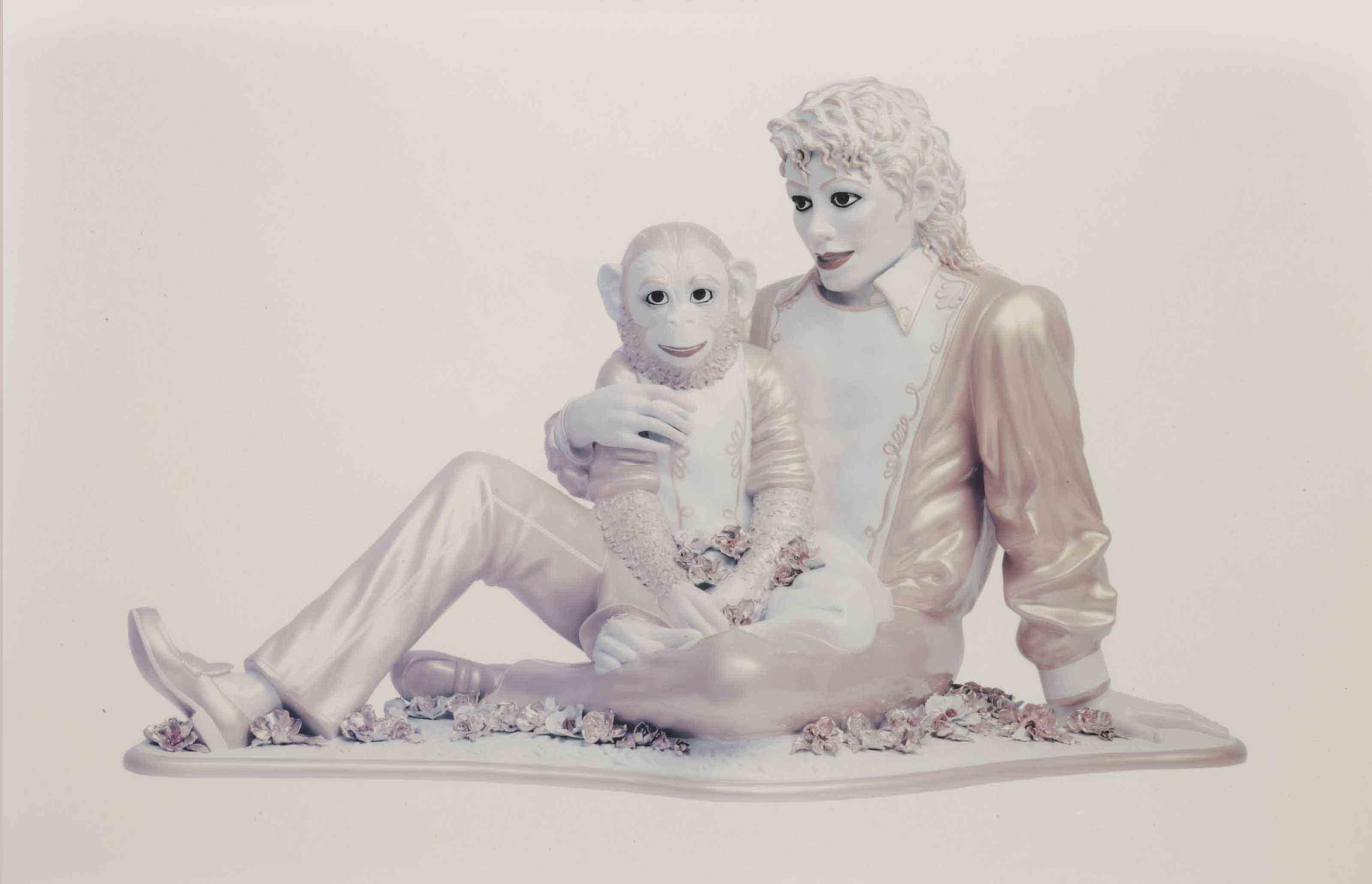 Michael Jackson and Bubbles by Jeff Koons Art.Salon