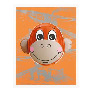 Jeff Koons - Monkey Train (Orange)