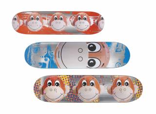 Jeff Koons - Monkey Train Skate Decks