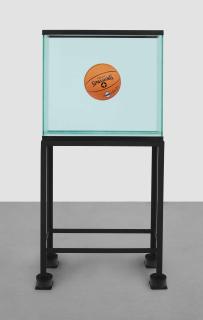 Jeff Koons - One Ball Total Equilibrium Tank (Spalding Dr. J Silver Series)