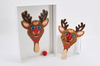 Jeff Koons - Paddle Ball Game. Rudolf the rednosed Reindeer.
