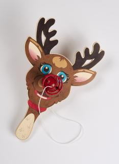 Jeff Koons - Paddle Ball Game. Rudolf the rednosed Reindeer.