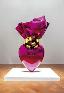 Jeff Koons - Sacred Heart (Magenta/Gold)