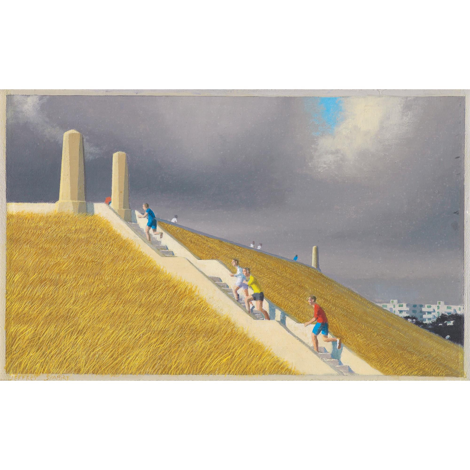 Jeffrey Smart - Australian Study For The Reservoir, Centennial Park