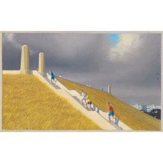 Jeffrey Smart - Australian Study For The Reservoir, Centennial Park